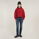 G-STAR Outlet G-Script Oversized Hooded Sweater Red