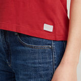 G-STAR Outlet G-Script Shiny Top Red