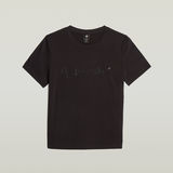 G-STAR Outlet G-Script Shiny Top Black