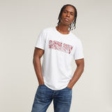 G-STAR Outlet Chain Logo T-Shirt White