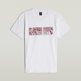 G-STAR Outlet Chain Logo T-Shirt White
