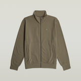 G-STAR Outlet Nifous Zip Thru Sweater Brown