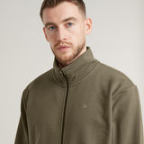 G-STAR Outlet Nifous Zip Thru Sweater Brown