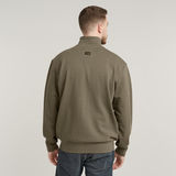G-STAR Outlet Nifous Zip Thru Sweater Brown