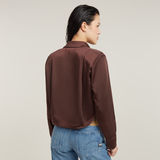 G-STAR Outlet Holiday Cropped Shirt Red