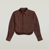 G-STAR Outlet Holiday Cropped Shirt Red