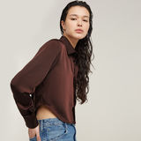 G-STAR Outlet Holiday Cropped Shirt Red