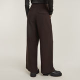G-STAR Outlet Holiday Wide Leg Pants Brown