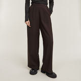 G-STAR Outlet Holiday Wide Leg Pants Brown