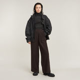 G-STAR Outlet Holiday Wide Leg Pants Brown