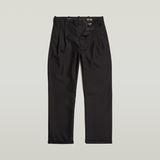 G-STAR Outlet Pleated Chino Relaxed Black