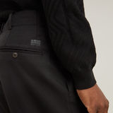 G-STAR Outlet Pleated Chino Relaxed Black