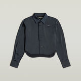 G-STAR Outlet Holiday Cropped Shirt Dark blue