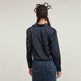 G-STAR Outlet Holiday Cropped Shirt Dark blue