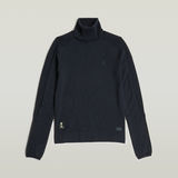 G-STAR Outlet Core Slim Turtle Knitted Sweater Dark blue