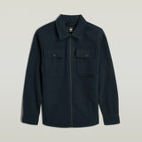 G-STAR Outlet GPO Zip Overshirt Dark blue