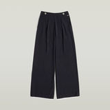 G-STAR Outlet Holiday Wide Leg Pants Dark blue
