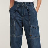 G-STAR Outlet Barrel Utility High Loose Jeans Dark blue