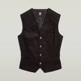 G-STAR Outlet Holiday Waistcoat Black