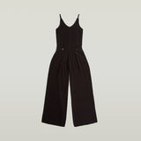 G-STAR Outlet Fluid Strap Jumpsuit Black