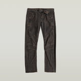 G-STAR Outlet Moto Cross Zip Slim Jeans Brown