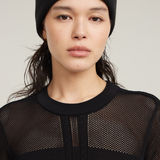 G-STAR Outlet Jersey Pointelle Negro