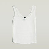 G-STAR Outlet Optic Slim Tank Top White