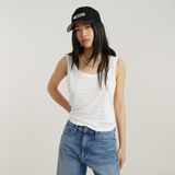 G-STAR Outlet Optic Slim Tank Top White