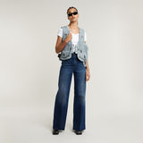 G-STAR Outlet Deck Ultra High Wide Leg Jeans Dark blue