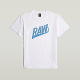 G-STAR Outlet Embro RAW Graphic T-Shirt White