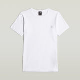 G-STAR Outlet Chest Logo Optic Slim Top White