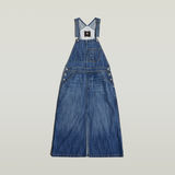 G-STAR Outlet Vestido Peto Largo para Niñas Azul intermedio