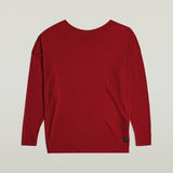 G-STAR Outlet Batwing Loose Top Red