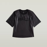 G-STAR Outlet Shoulder Padded Dressy Boxy Top Black