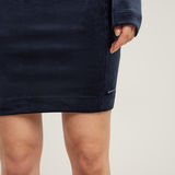 G-STAR Outlet Velvet Slim Dress Dark blue
