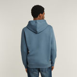 G-STAR Outlet Premium Core Hooded Sweater Medium blue