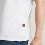 G-STAR Outlet Topography Chest Graphic Slim T-Shirt White