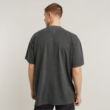G-STAR Outlet Pigment Dye Loose T-Shirt Black
