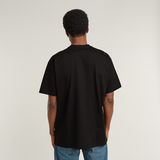 G-STAR Outlet Woven Mix Pocket Loose T-Shirt Black