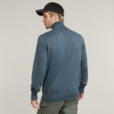 G-STAR Outlet Premium Core Turtle Knitted Sweater Medium blue