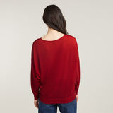 G-STAR Outlet Batwing Loose Top Red