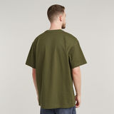 G-STAR Outlet Woven Mix Pocket Loose T-Shirt Green
