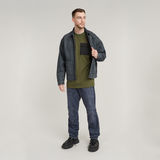 G-STAR Outlet Woven Mix Pocket Loose T-Shirt Green