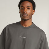 G-STAR Outlet Center Chest Boxy T-Shirt Grey