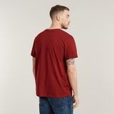 G-STAR Outlet Masks Graphic T-Shirt Red