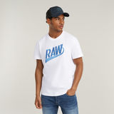 G-STAR Outlet Embro RAW Graphic T-Shirt White