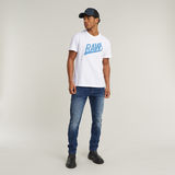 G-STAR Outlet Embro RAW Graphic T-Shirt White