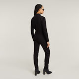 G-STAR Outlet Biker Slim Sweat Jumpsuit Black
