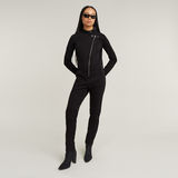 G-STAR Outlet Biker Slim Sweat Jumpsuit Black