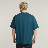 G-STAR Outlet Center Chest Boxy T-Shirt Medium blue